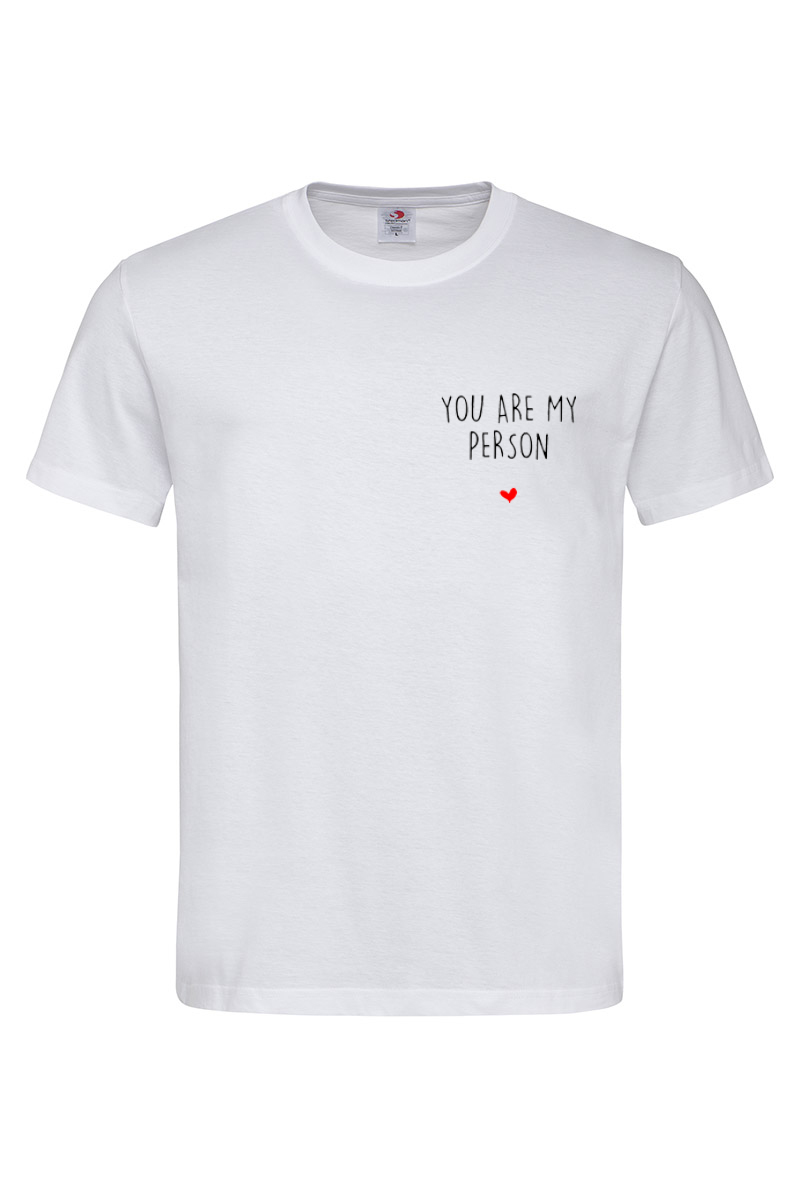 Чоловіча футболка You are my person біла