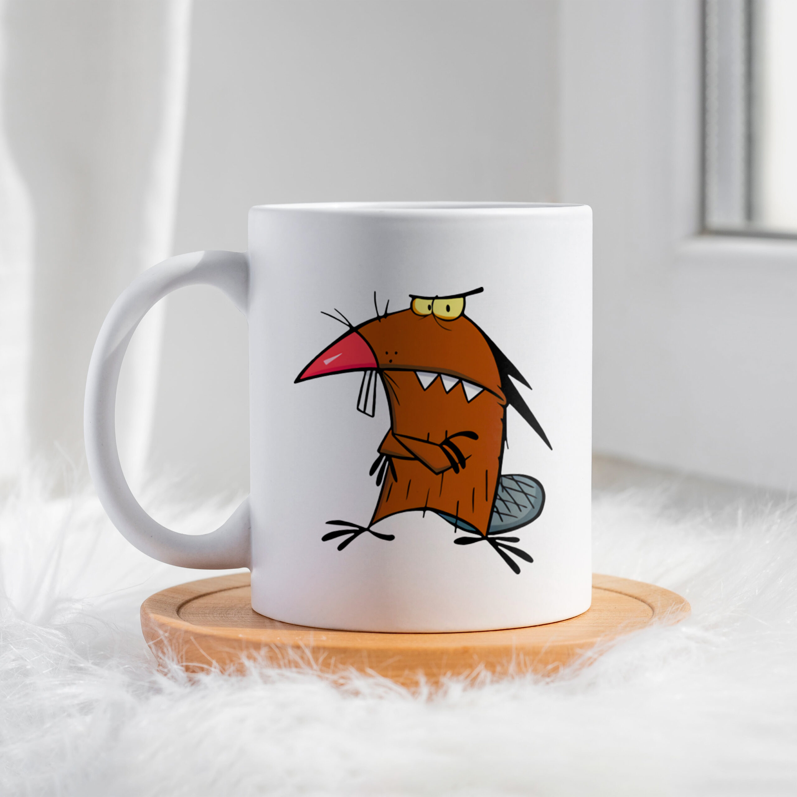 Чашка Злюка бобер 1