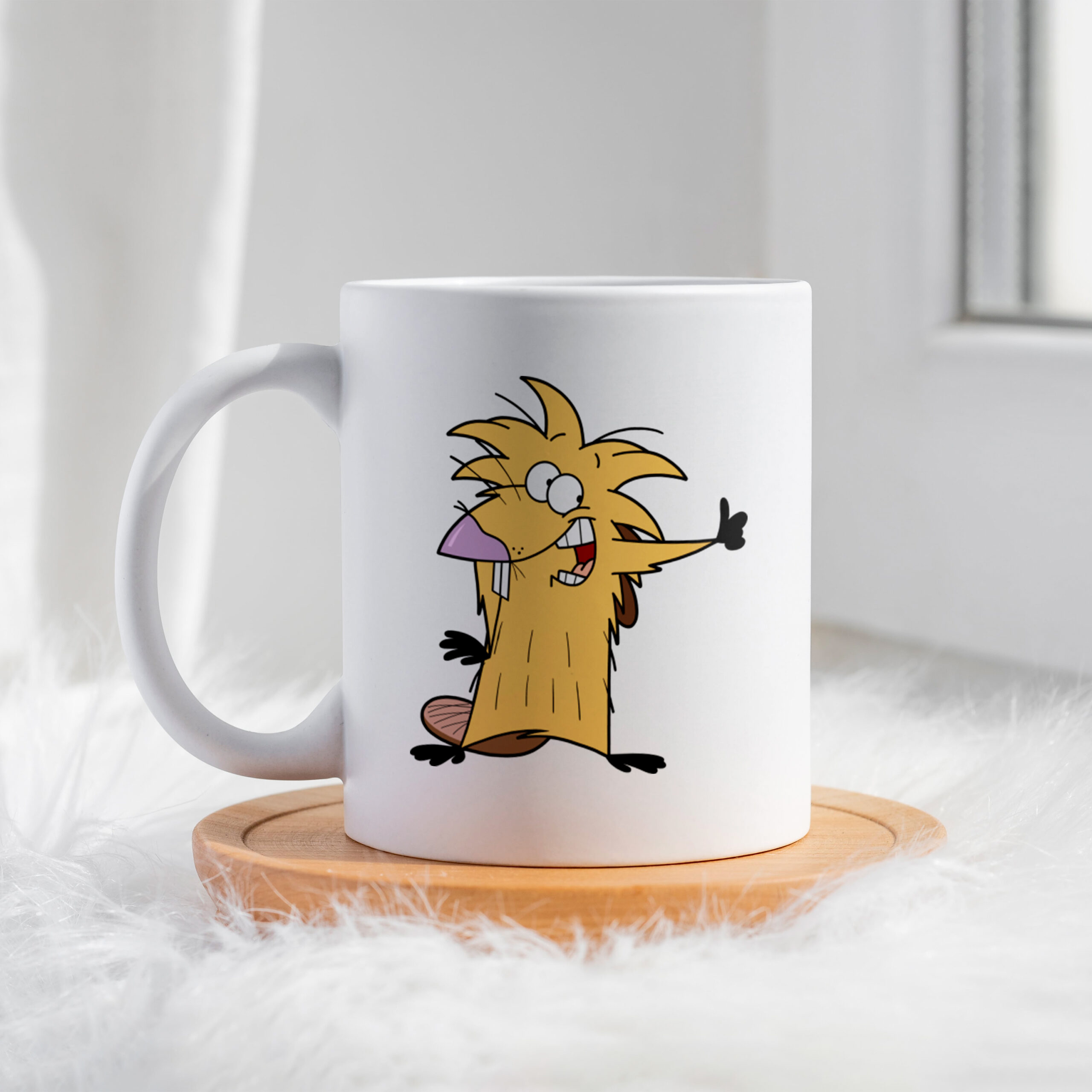 Чашка Злюка бобер 3