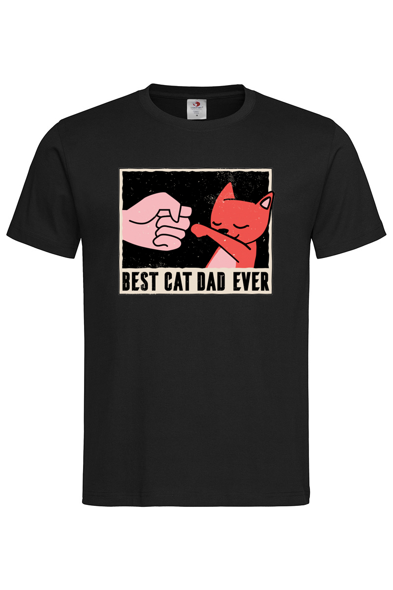 Футболка чоловіча Best cat dad ever