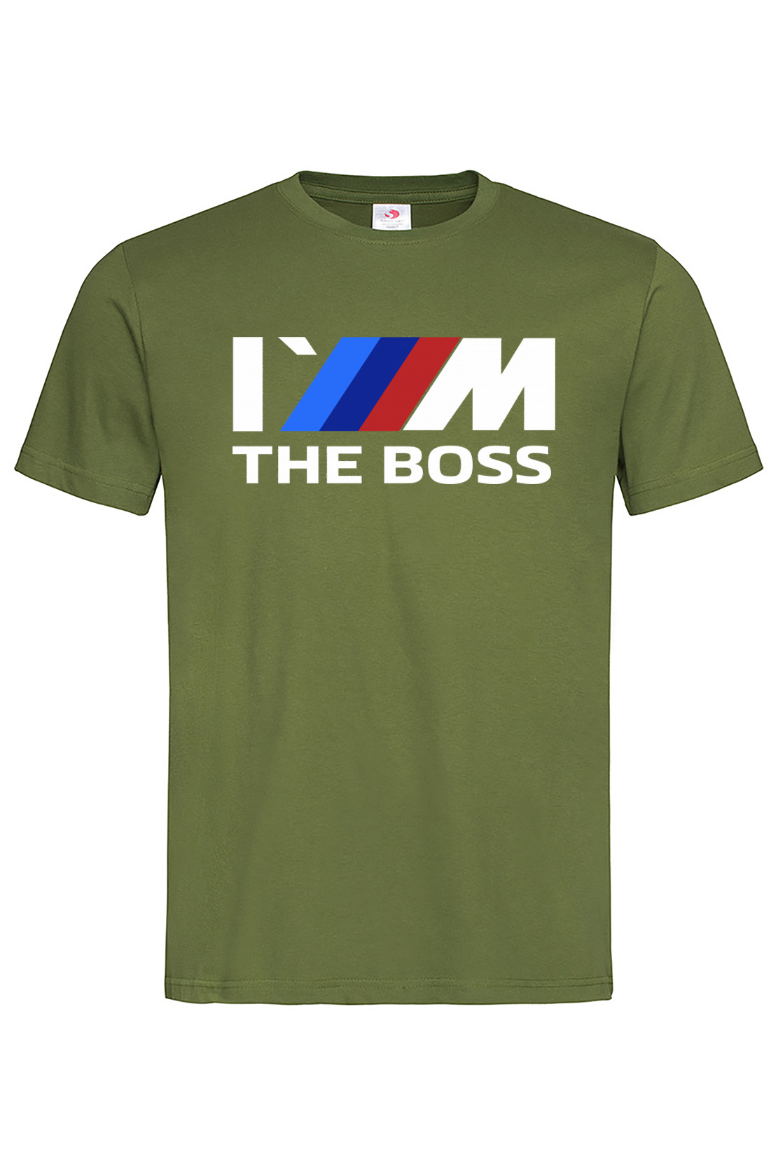 Чоловіча футболка I'm The Boss Хакі