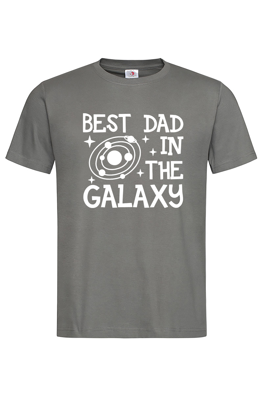 Чоловіча футболка BEST DAD IN THE GALAXY Графіт