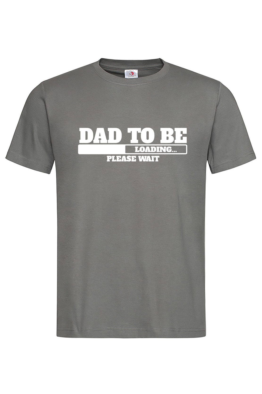 Чоловіча футболка DAD TO BE LOADING… Графіт