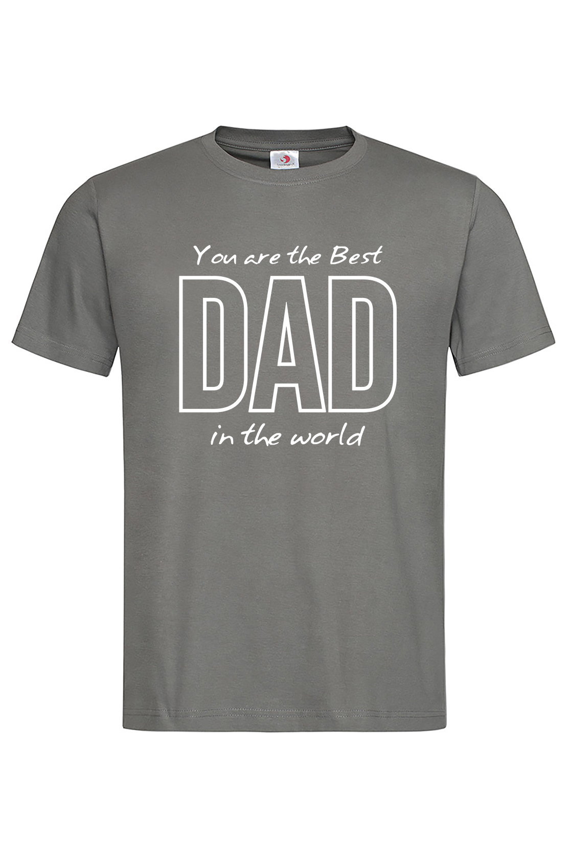 Чоловіча футболка You are the Best DAD in the world Графіт