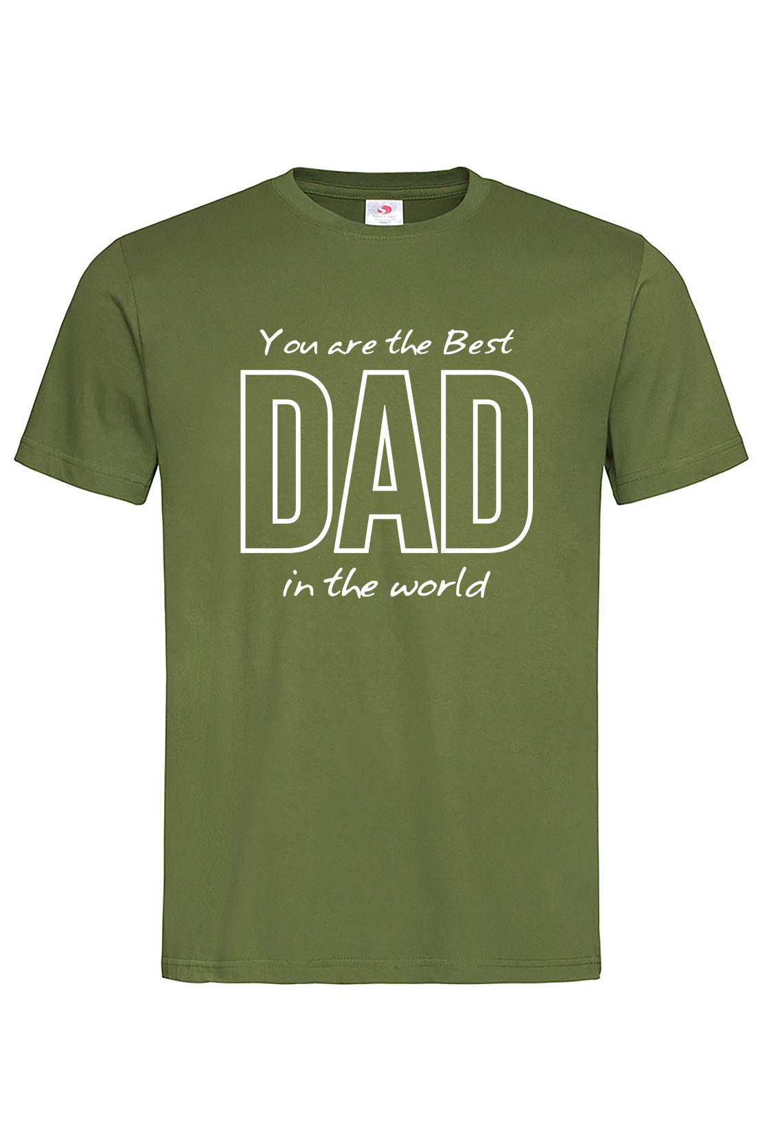 Чоловіча футболка You are the Best DAD in the world Хакі