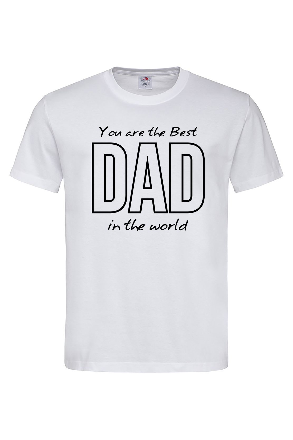 Чоловіча футболка You are the Best DAD in the world Біла