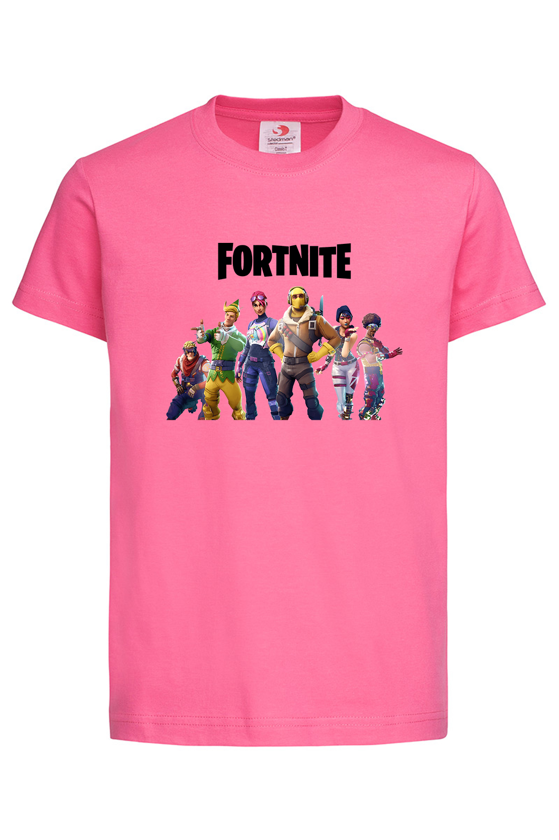 Дитяча футболка FORTNITE з персонажами Рож