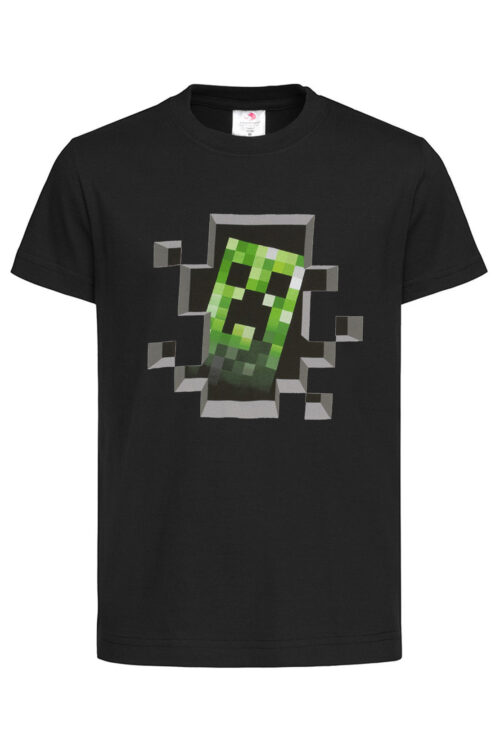 Дитяча футболка Minecraft Кріпер у шахті