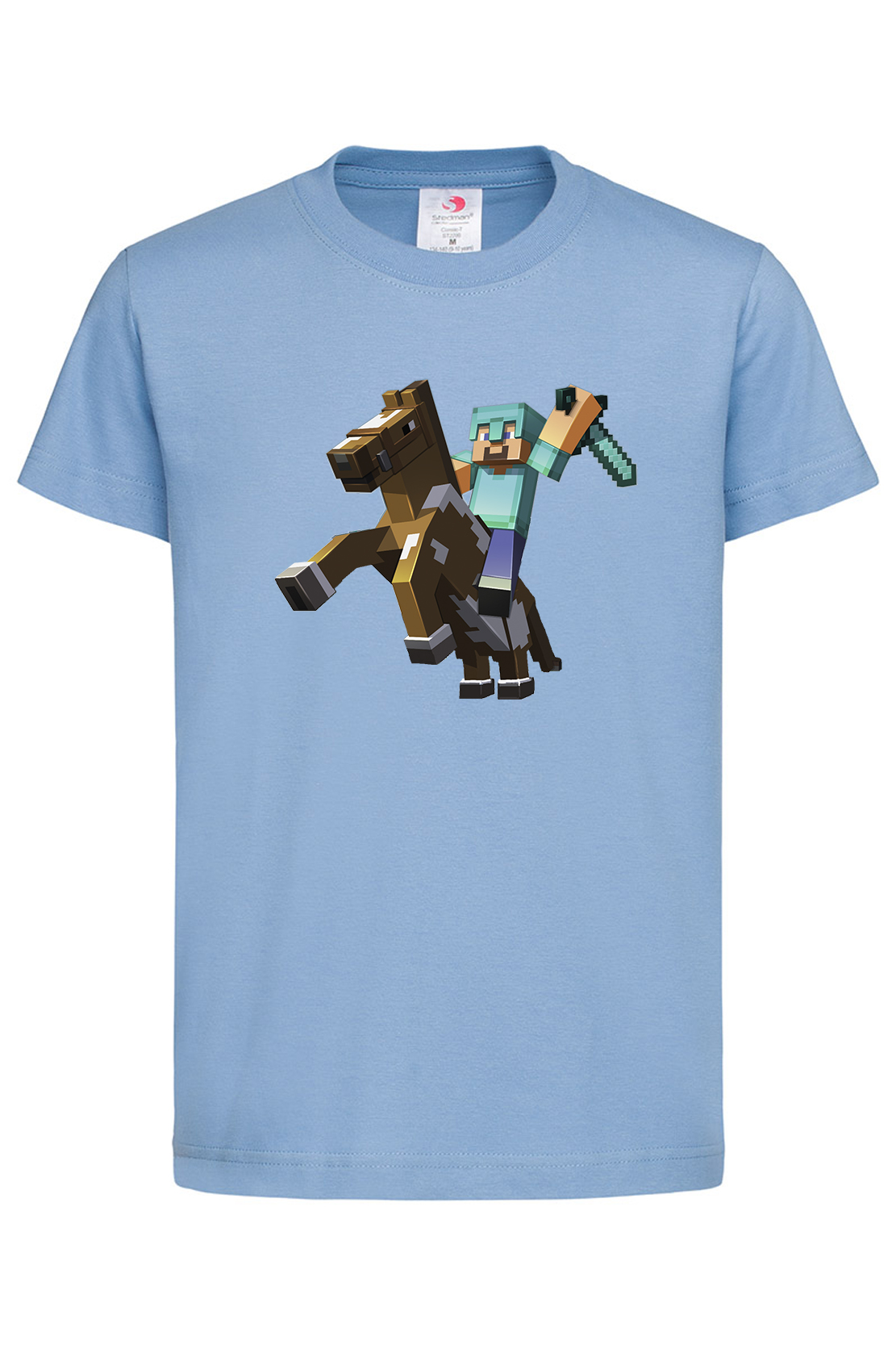 Дитяча футболка Minecraft Стів на коні Гол