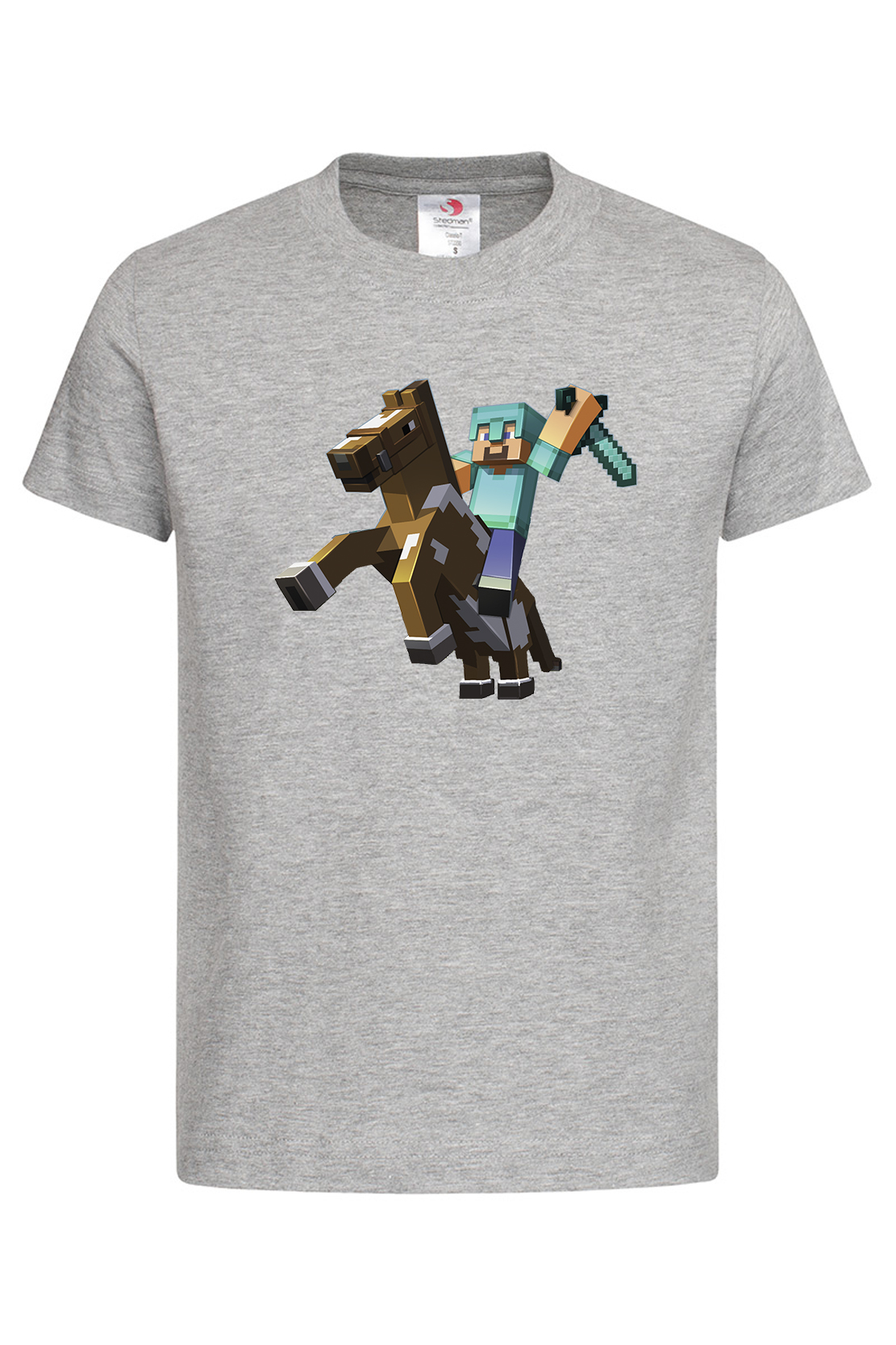 Дитяча футболка Minecraft Стів на коні Сір