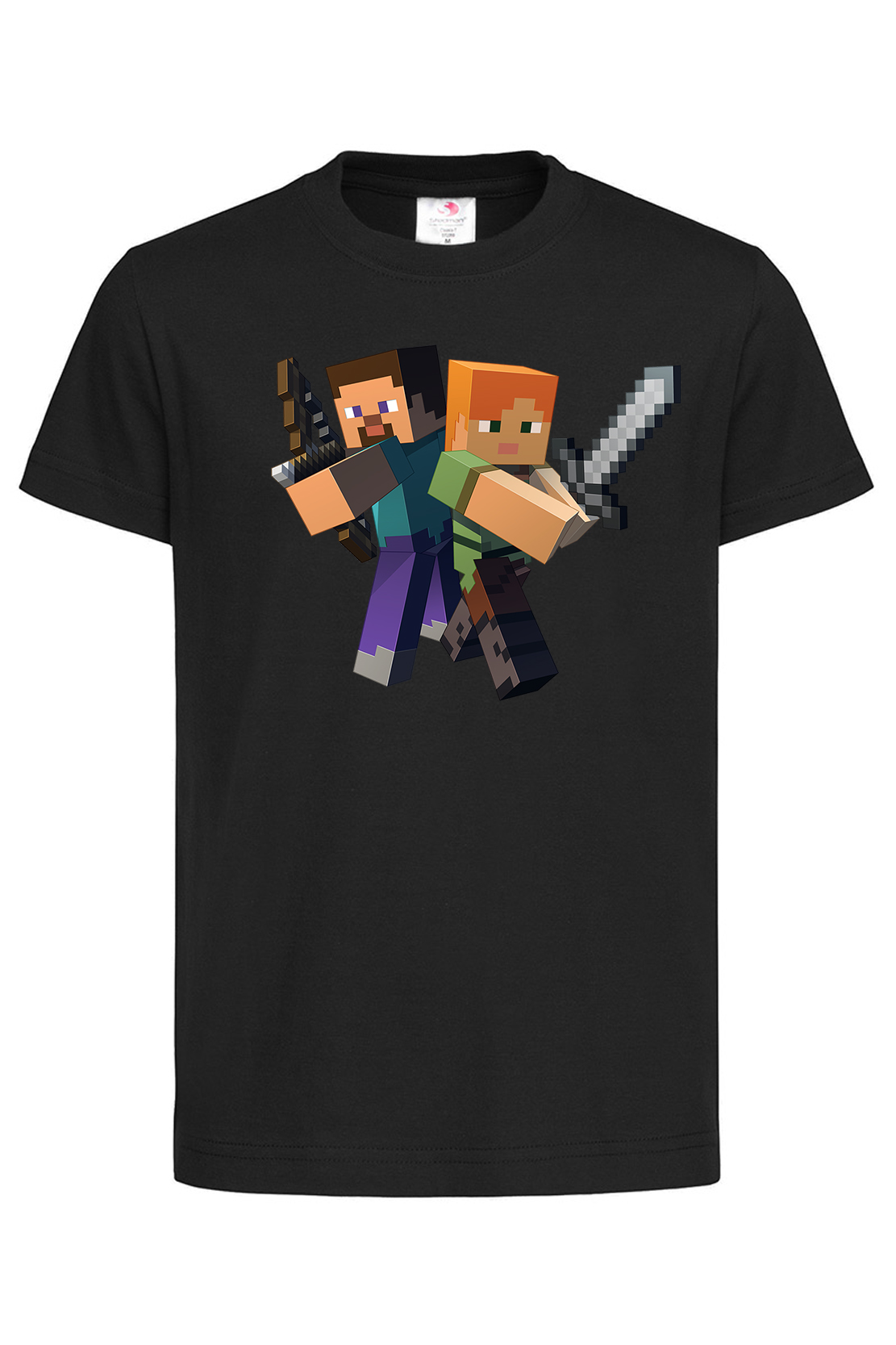 Дитяча футболка Minecraft Steve and Alex