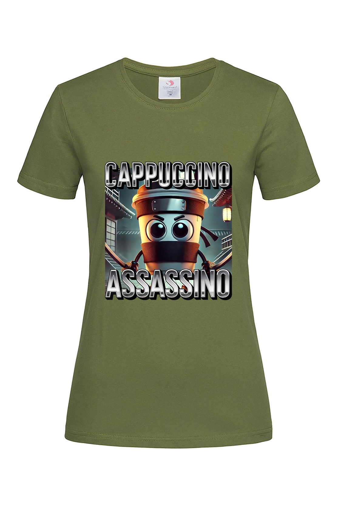 Жіноча футболка CAPPUCCINO ASSASSINO 1 хак