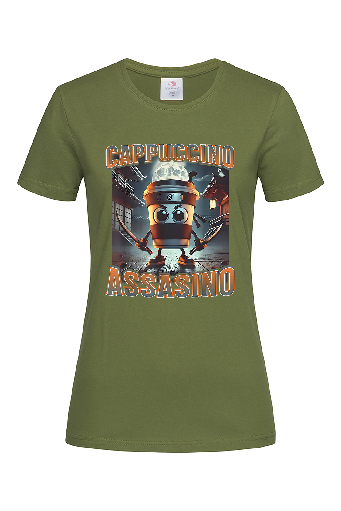 Жіноча футболка CAPPUCCINO ASSASSINO 3 хак