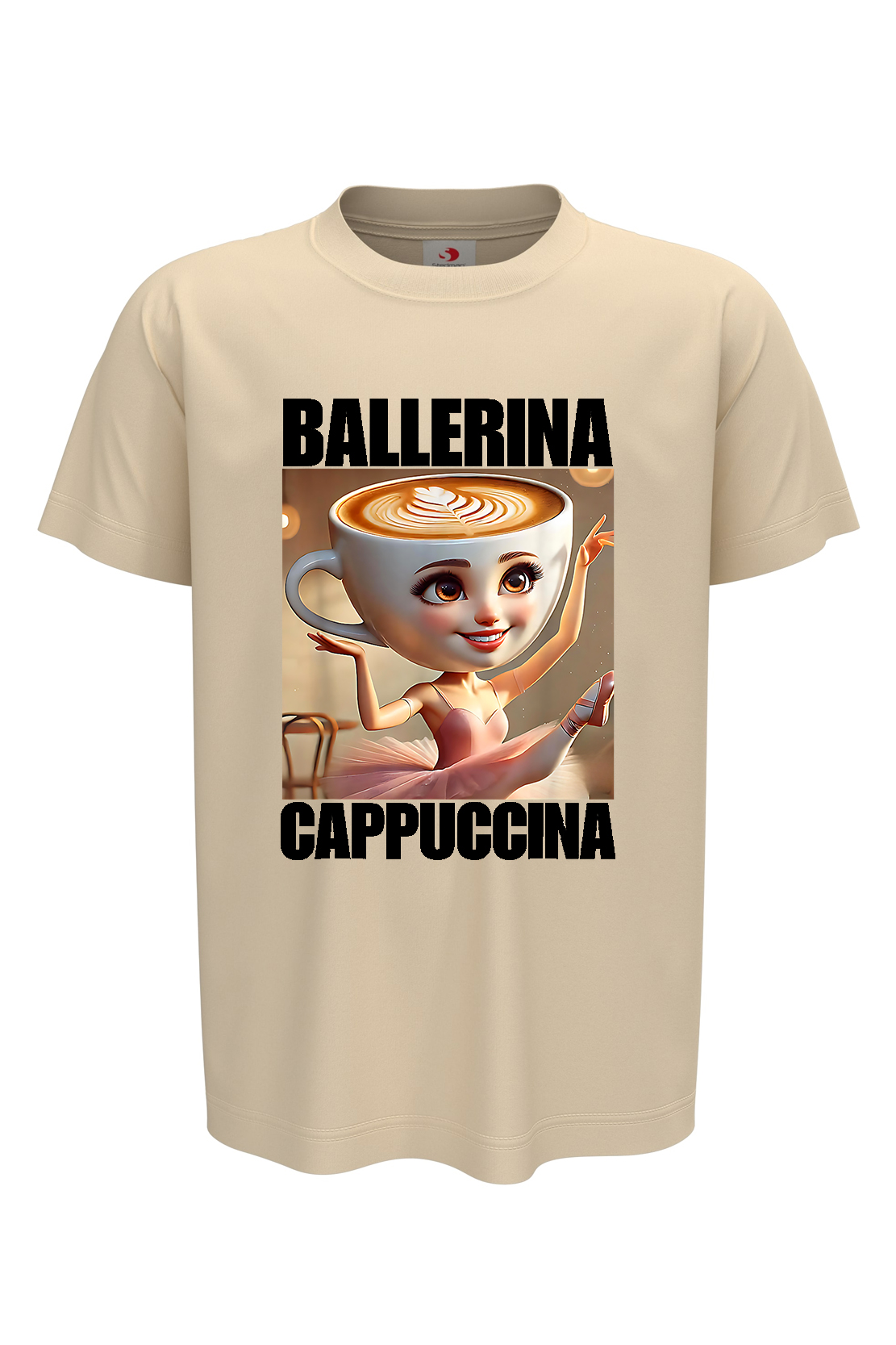Дитяча футболка BALLERINA CAPPUCCINA 1 беж
