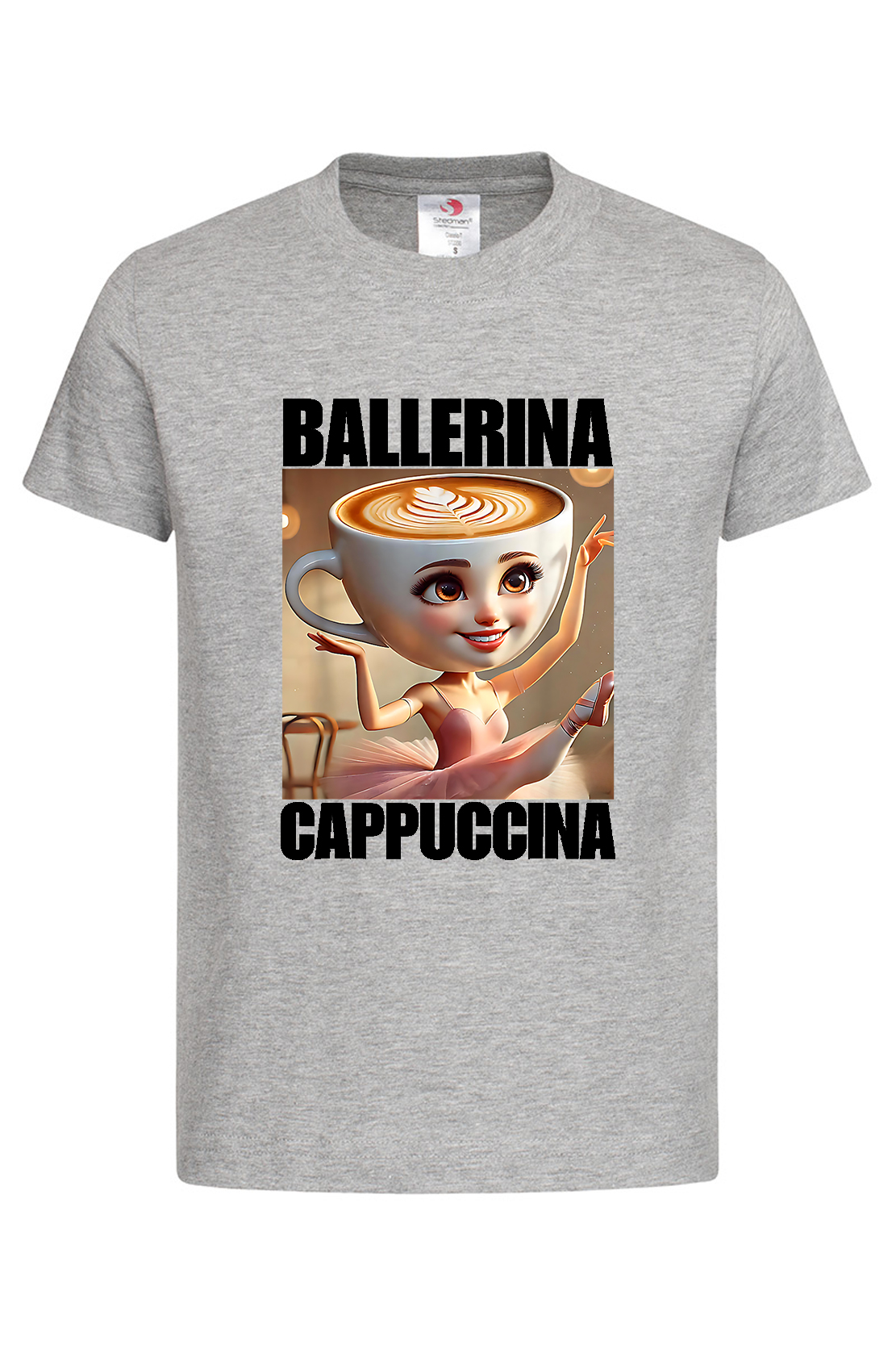 Дитяча футболка BALLERINA CAPPUCCINA 1 сір