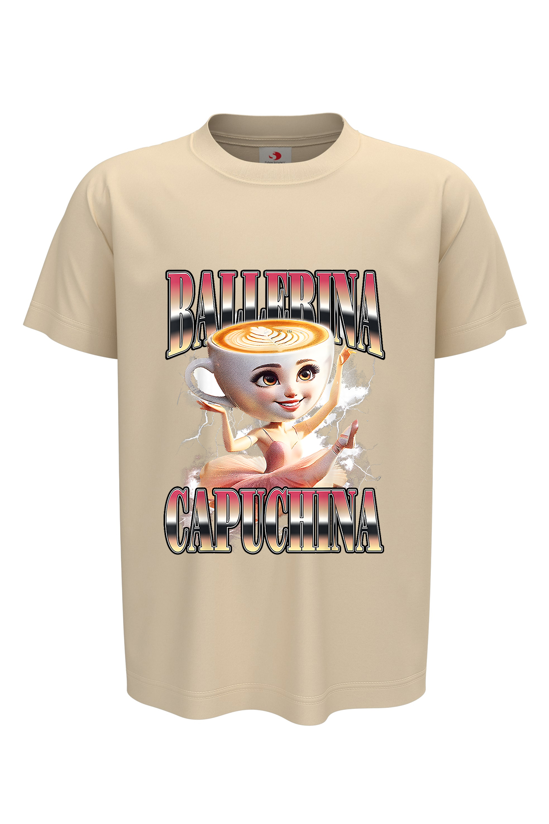 Дитяча футболка BALLERINA CAPPUCCINA 3 беж