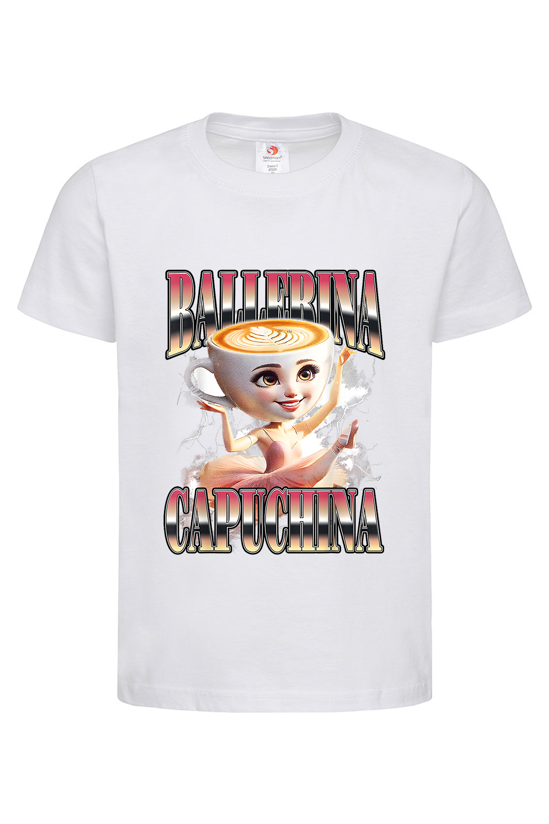 Дитяча футболка BALLERINA CAPPUCCINA 3 біл