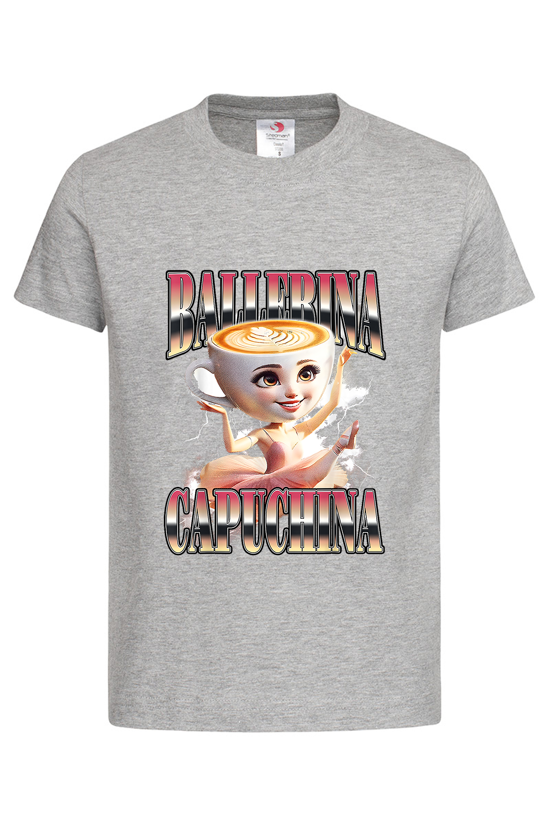Дитяча футболка BALLERINA CAPPUCCINA 3 сір