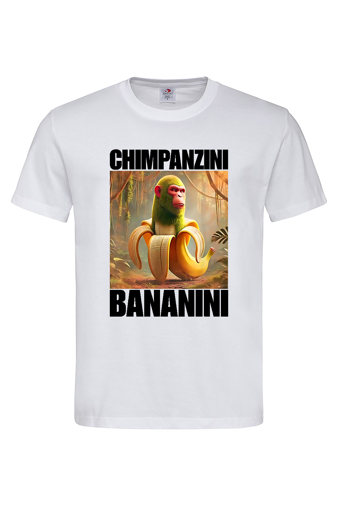 Чоловіча футболка CHIMPANZINI BANANINI Біл
