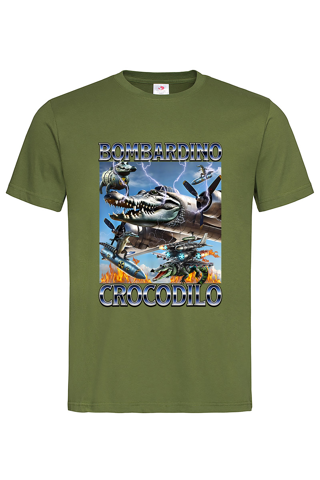 Чоловіча футболка BOMBARDIRO CROCODILO 2 Хак