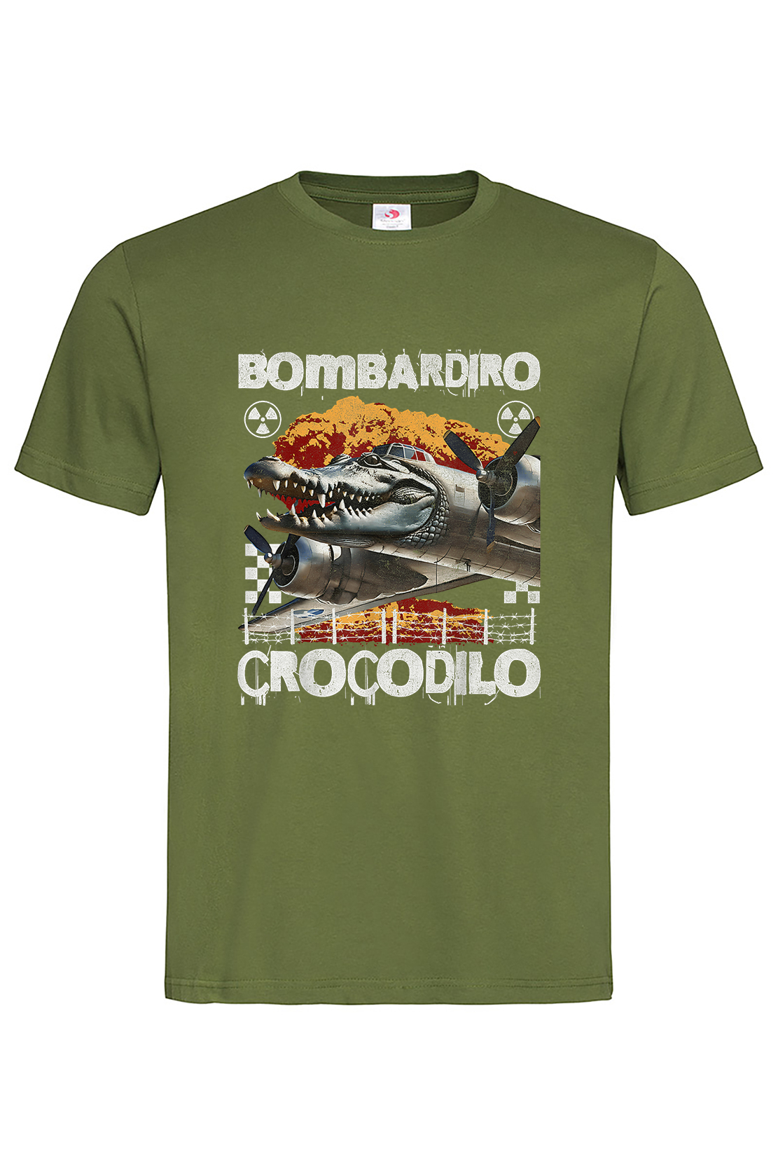 Чоловіча футболка BOMBARDIRO CROCODILO 6 хак