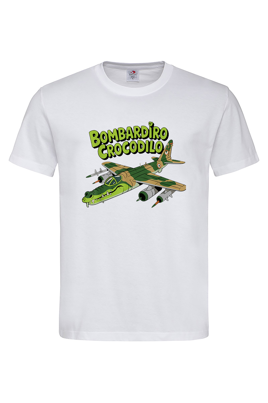 Чоловіча футболка BOMBARDIRO CROCODILO 9 Біл