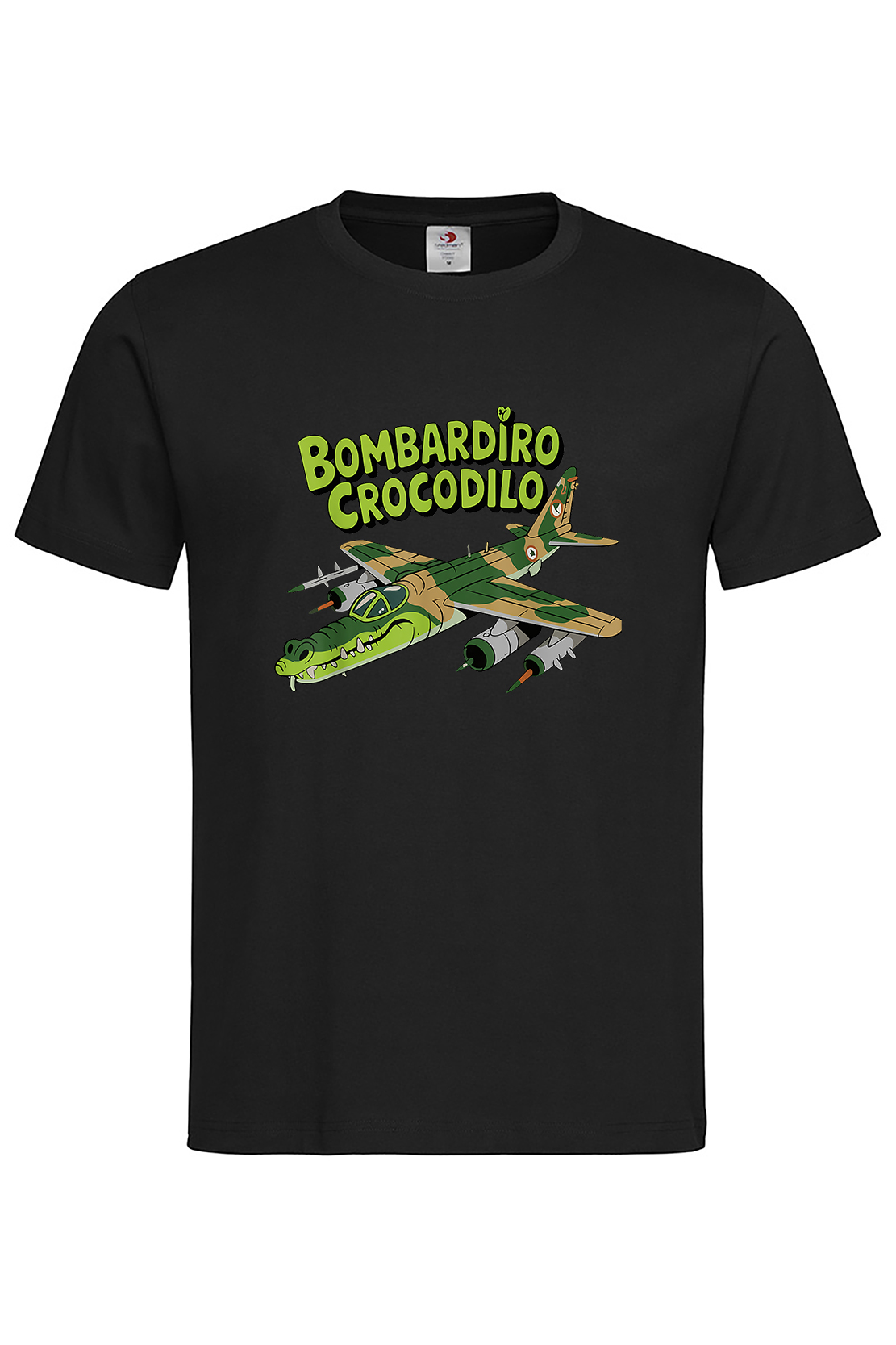 Чоловіча футболка BOMBARDIRO CROCODILO 9 Чор