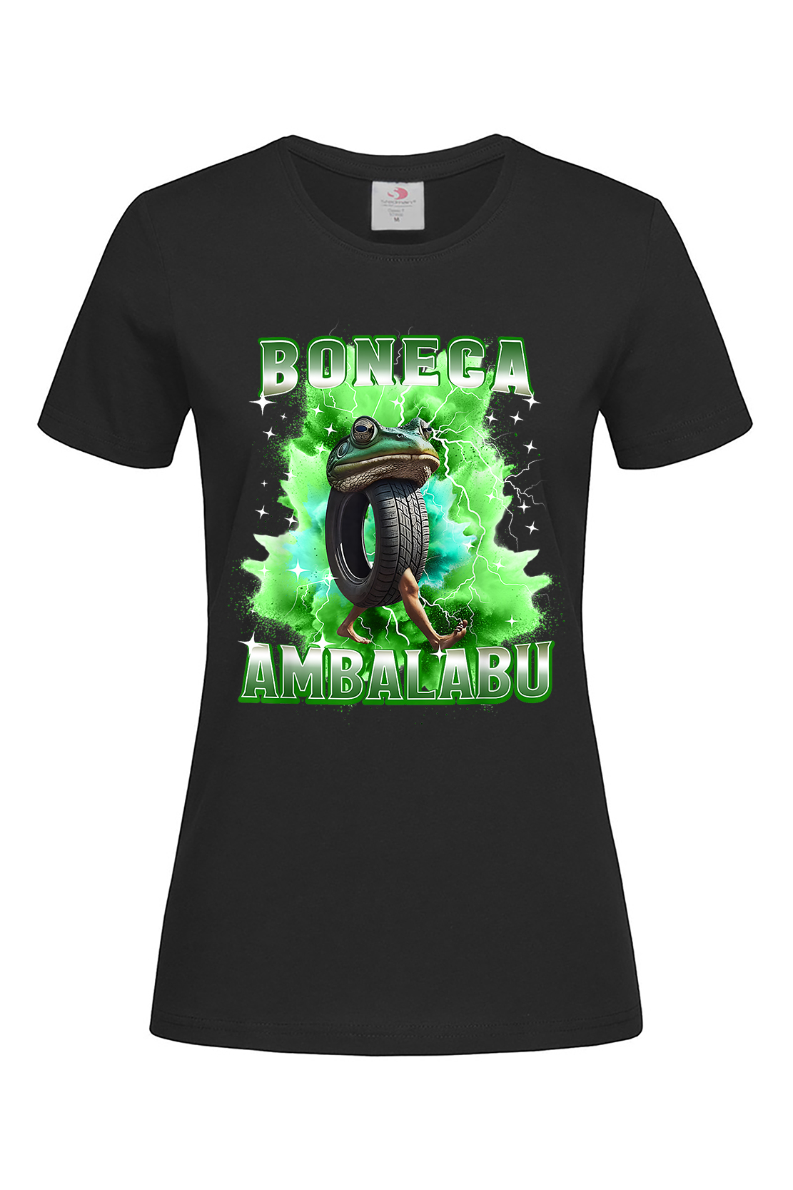 Жіноча футболка BONECA AMBALABU чор