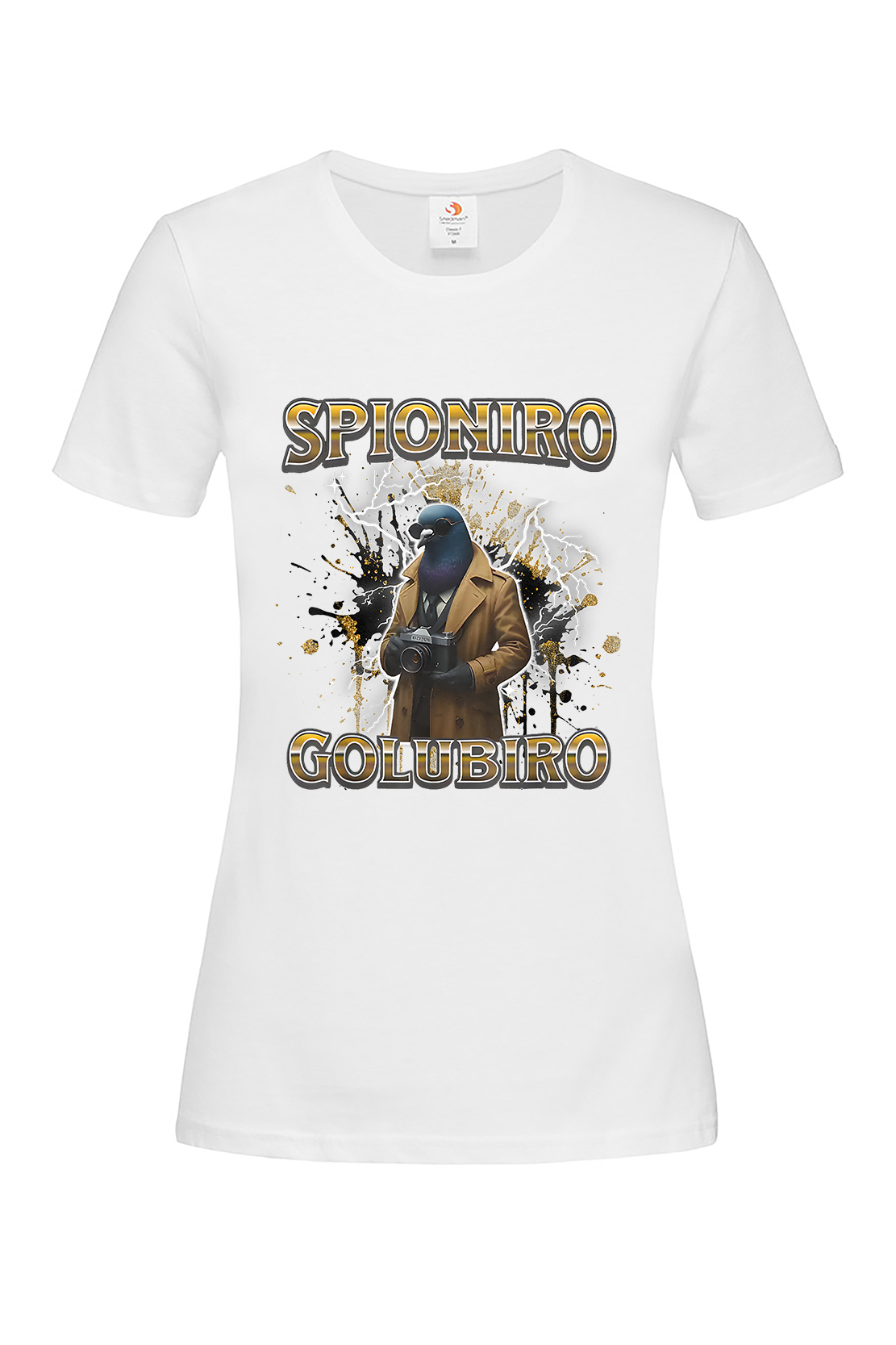 Жіноча футболка SPIONIRO GOLUBIRO біл