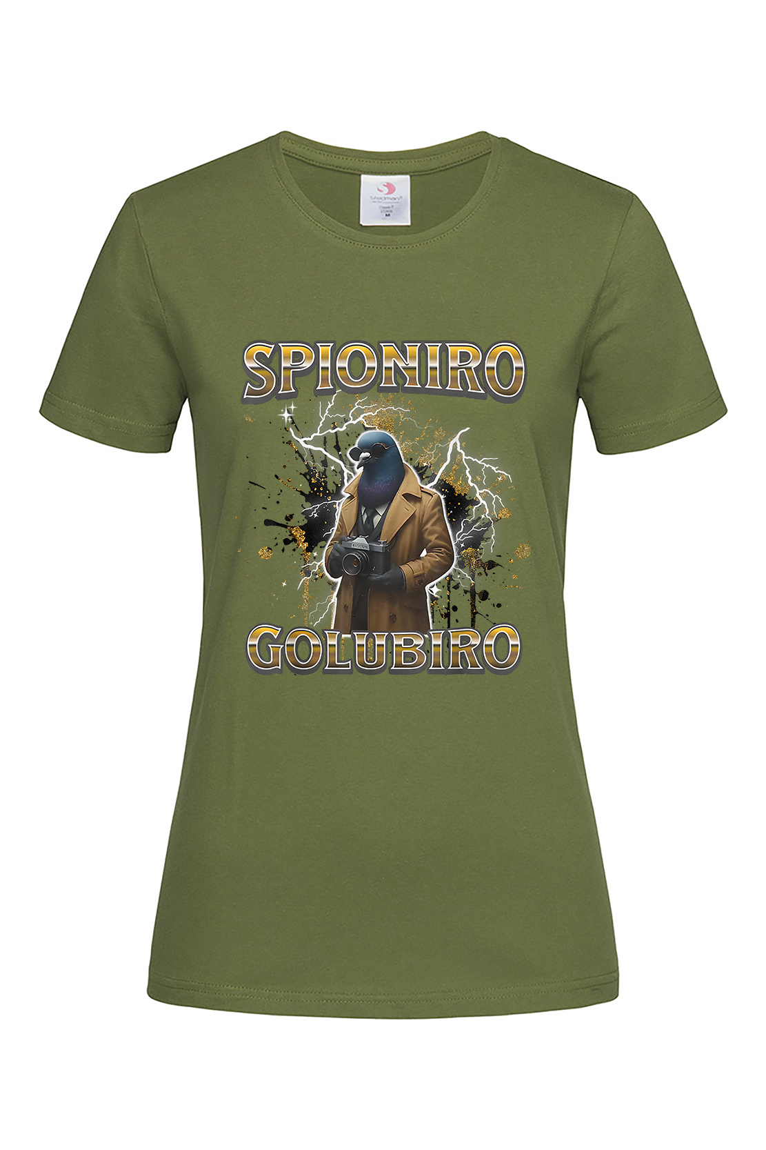Жіноча футболка SPIONIRO GOLUBIRO хак