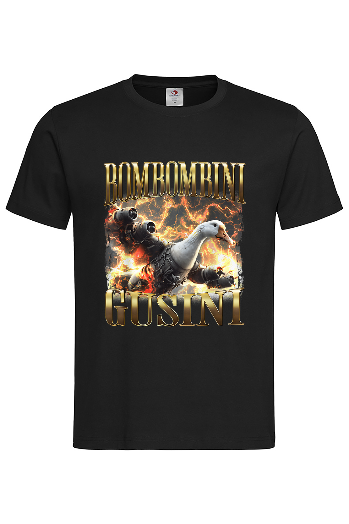 Чоловіча футболка BOMBOMDINI GUSINI 1 Чор