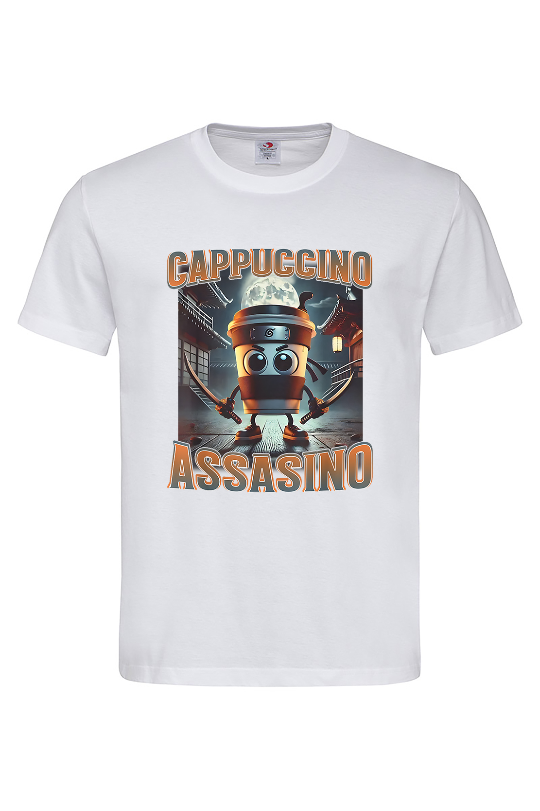 Чоловіча футболка CAPPUCCINO ASSASSINO 3 біл