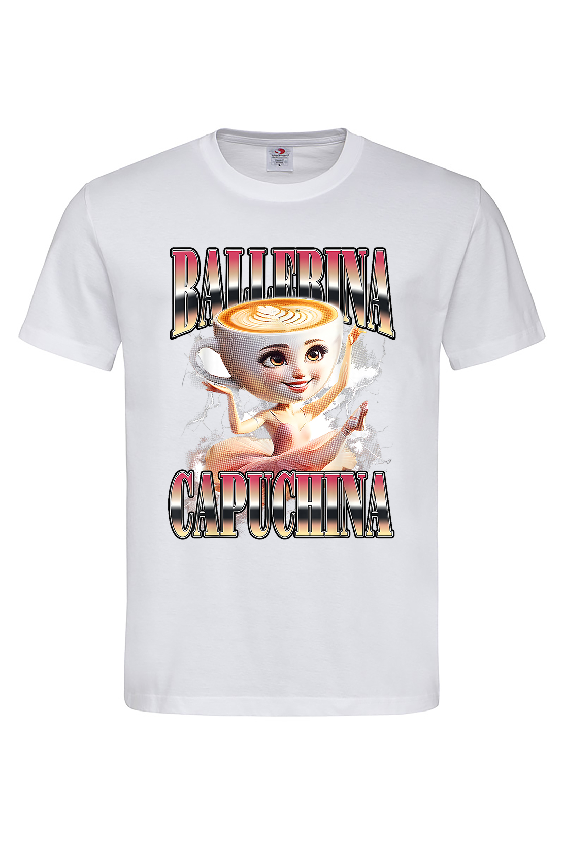 Чоловіча футболка BALLERINA CAPPUCCINA 4 біл