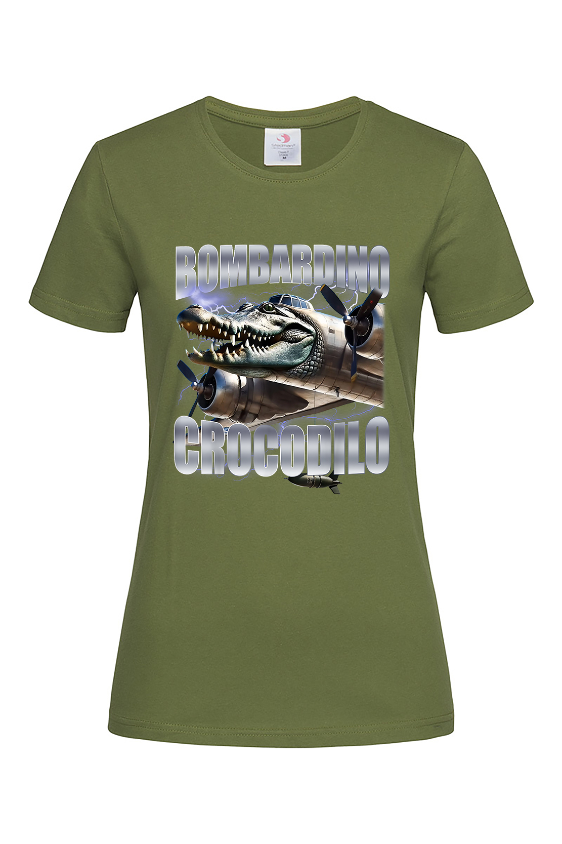 Жіноча футболка BOMBARDIRO CROCODILO 5 хак