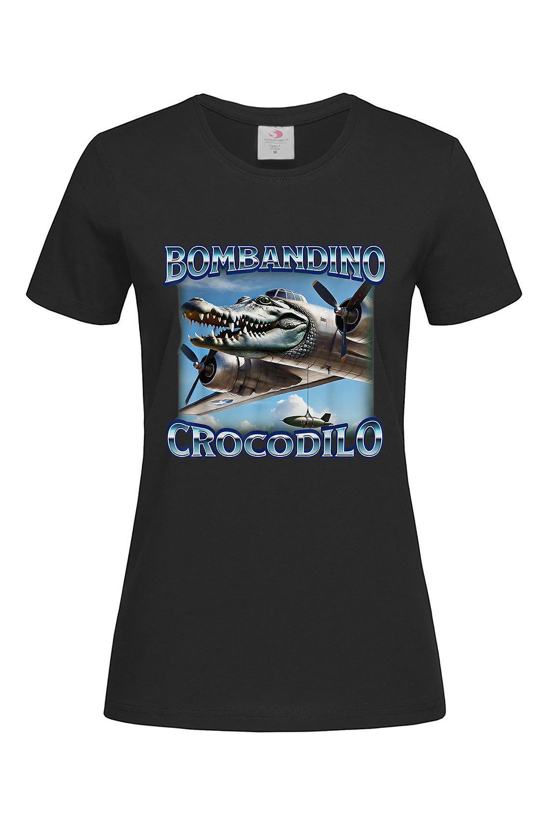 Жіноча футболка BOMBARDIRO CROCODILO 8 чор