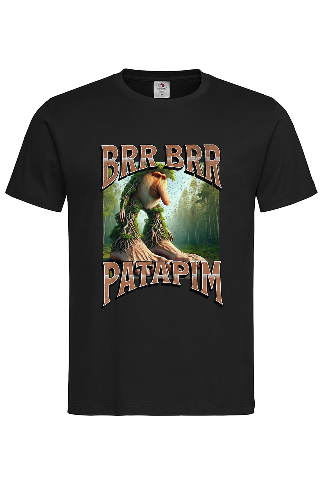 Чоловіча футболка BRR BRR PATAPIM 1 Чор