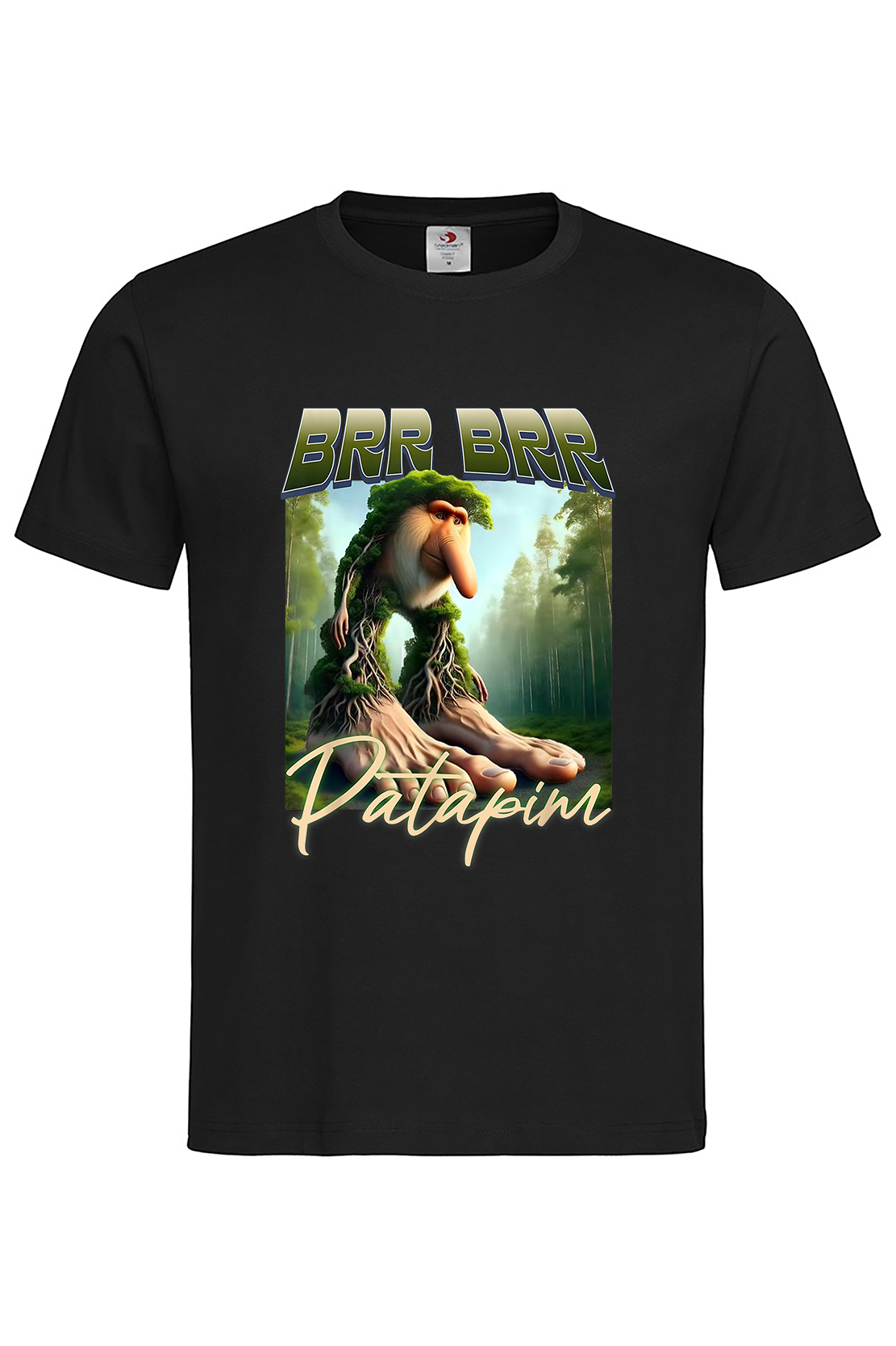 Чоловіча футболка BRR BRR PATAPIM 2 Чор
