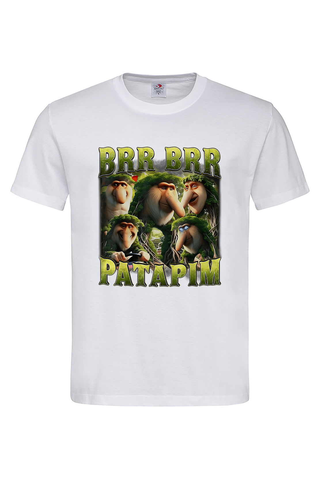 Чоловіча футболка BRR BRR PATAPIM 4 Біл