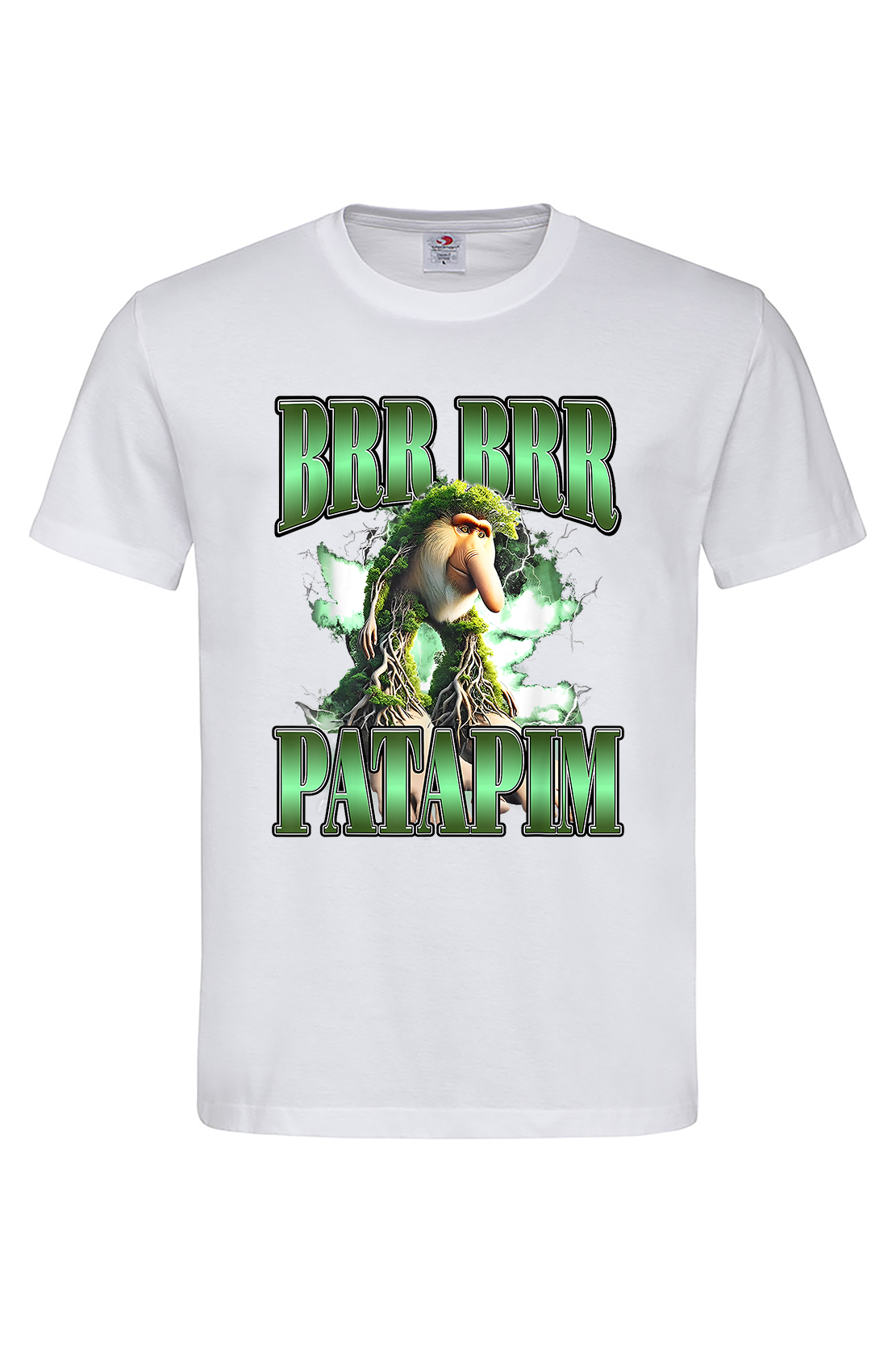Чоловіча футболка BRR BRR PATAPIM 6 Біл