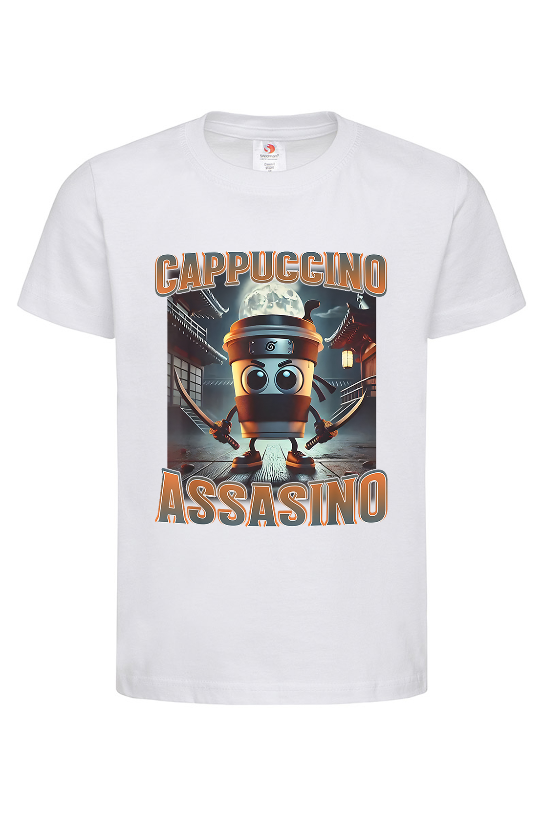Дитяча футболка CAPPUCCINO ASSASSINO 3 біл