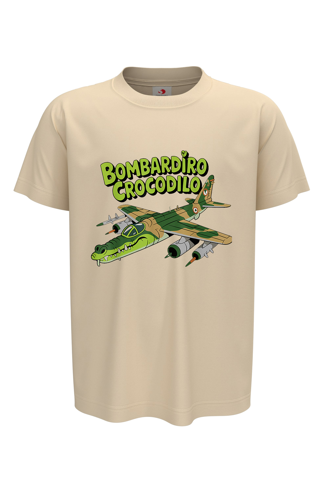 Дитяча футболка BOMBARDIRO CROCODILO 9 беж