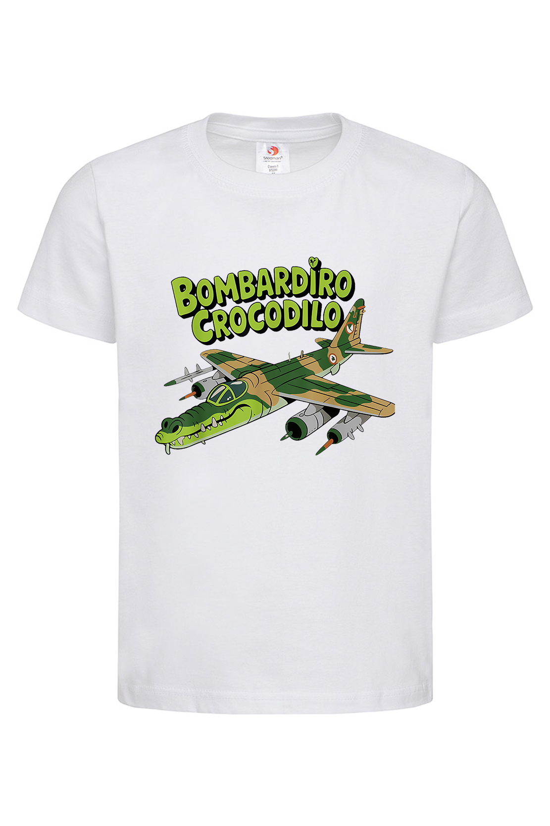 Дитяча футболка BOMBARDIRO CROCODILO 9 біл