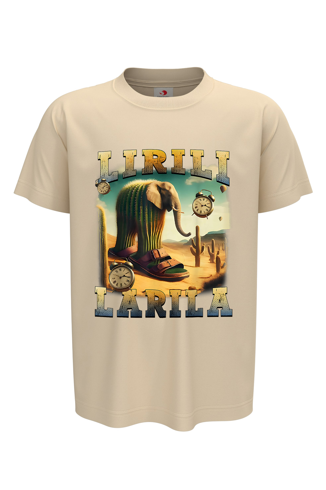 Дитяча футболка LIRILI LARILA 1 беж