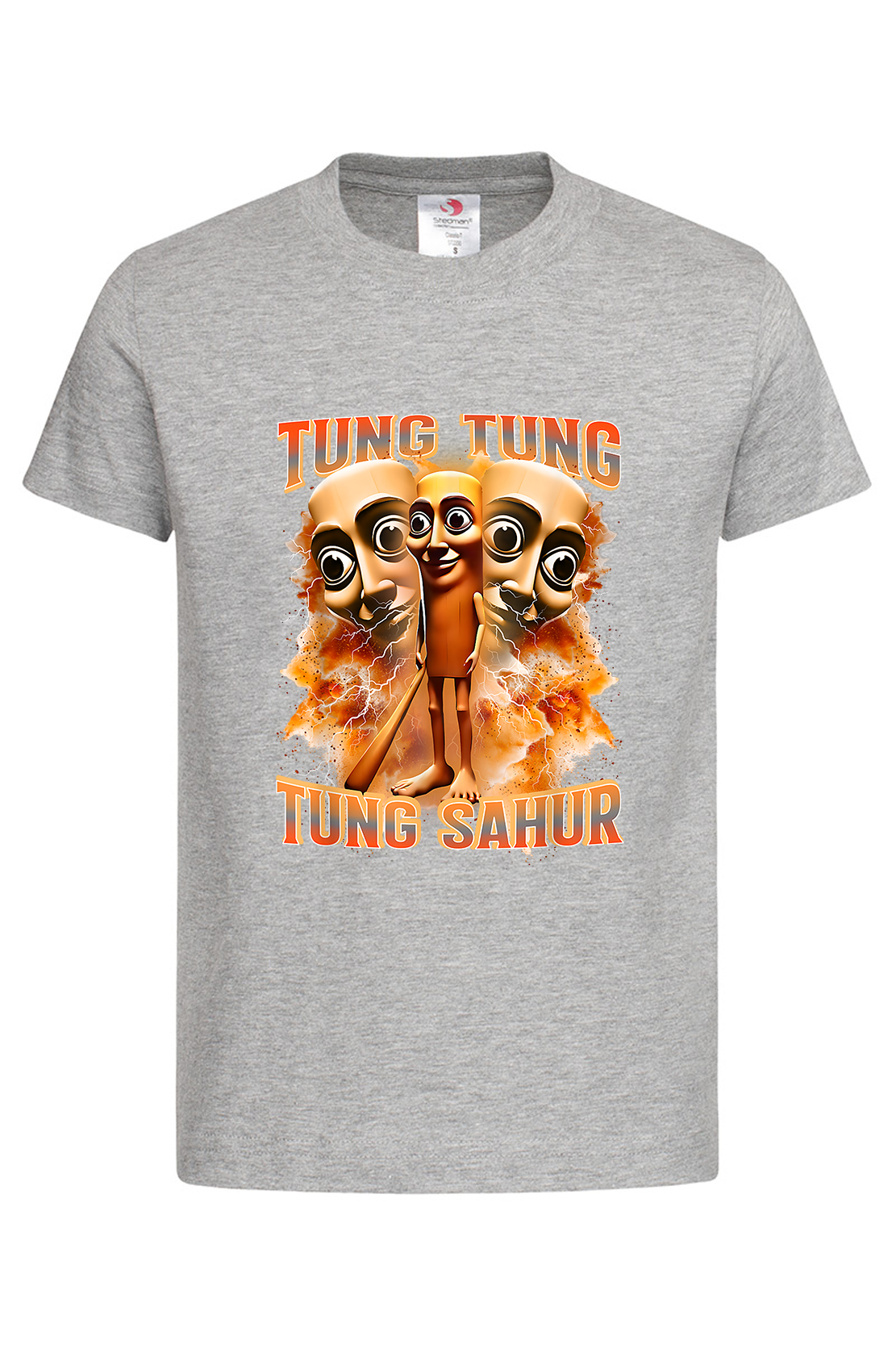 Дитяча футболка TUNG TUNG TUNG SAHUR 1 сір