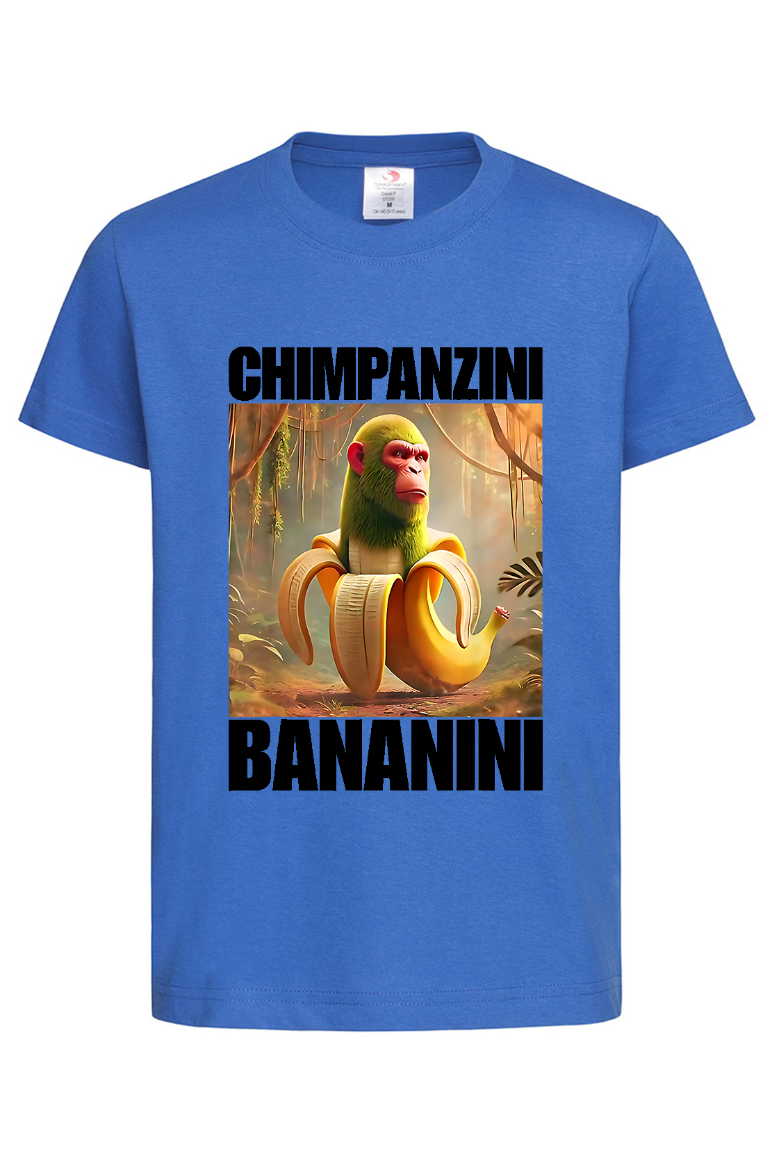 Дитяча футболка CHIMPANZINI BANANINI син