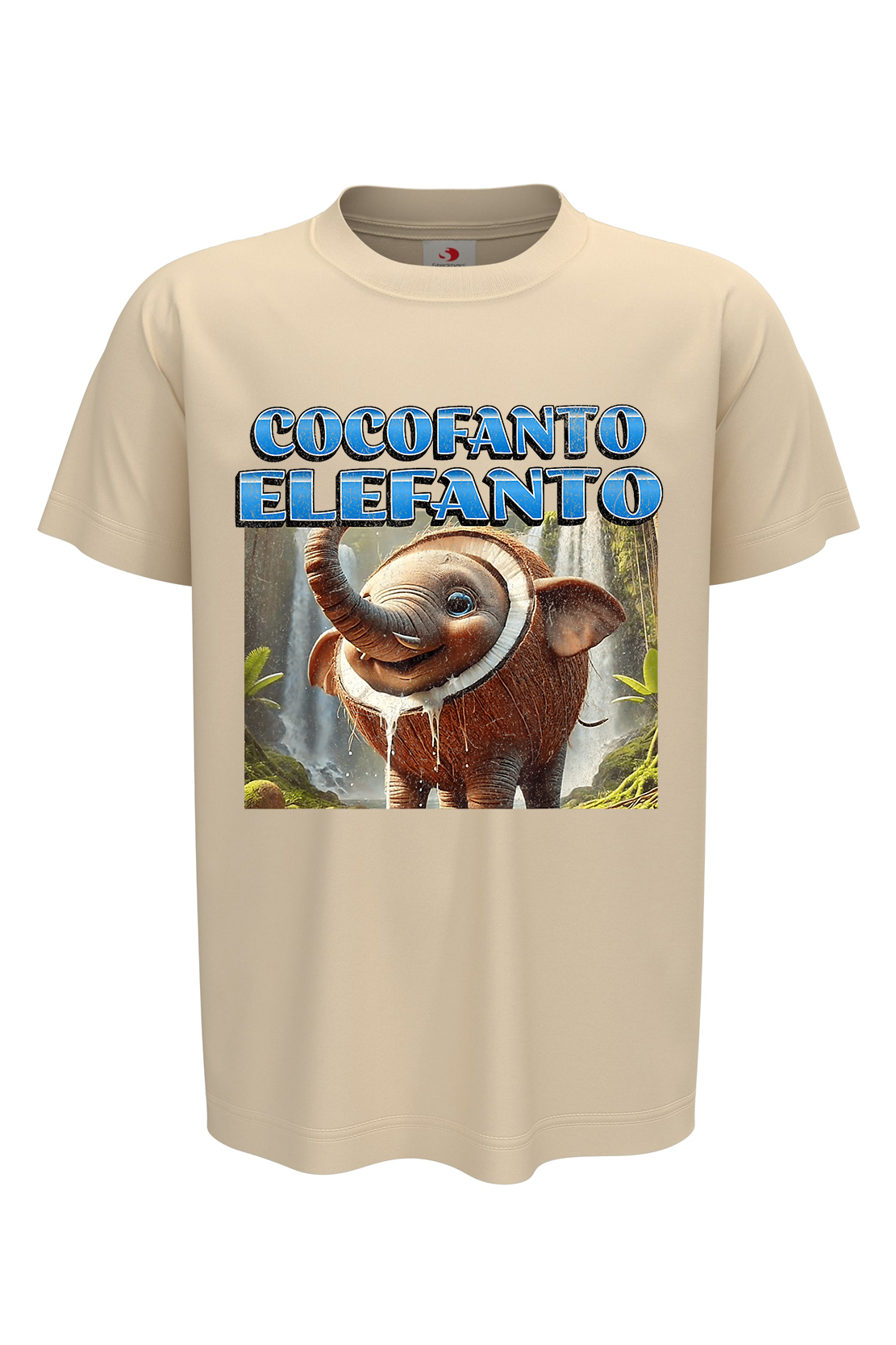 Дитяча футболка COCOFANTO ELEFANTO беж