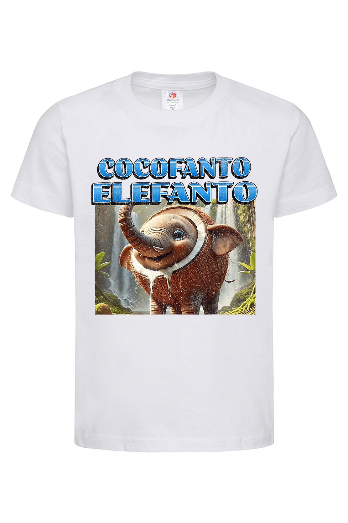 Дитяча футболка COCOFANTO ELEFANTO біл