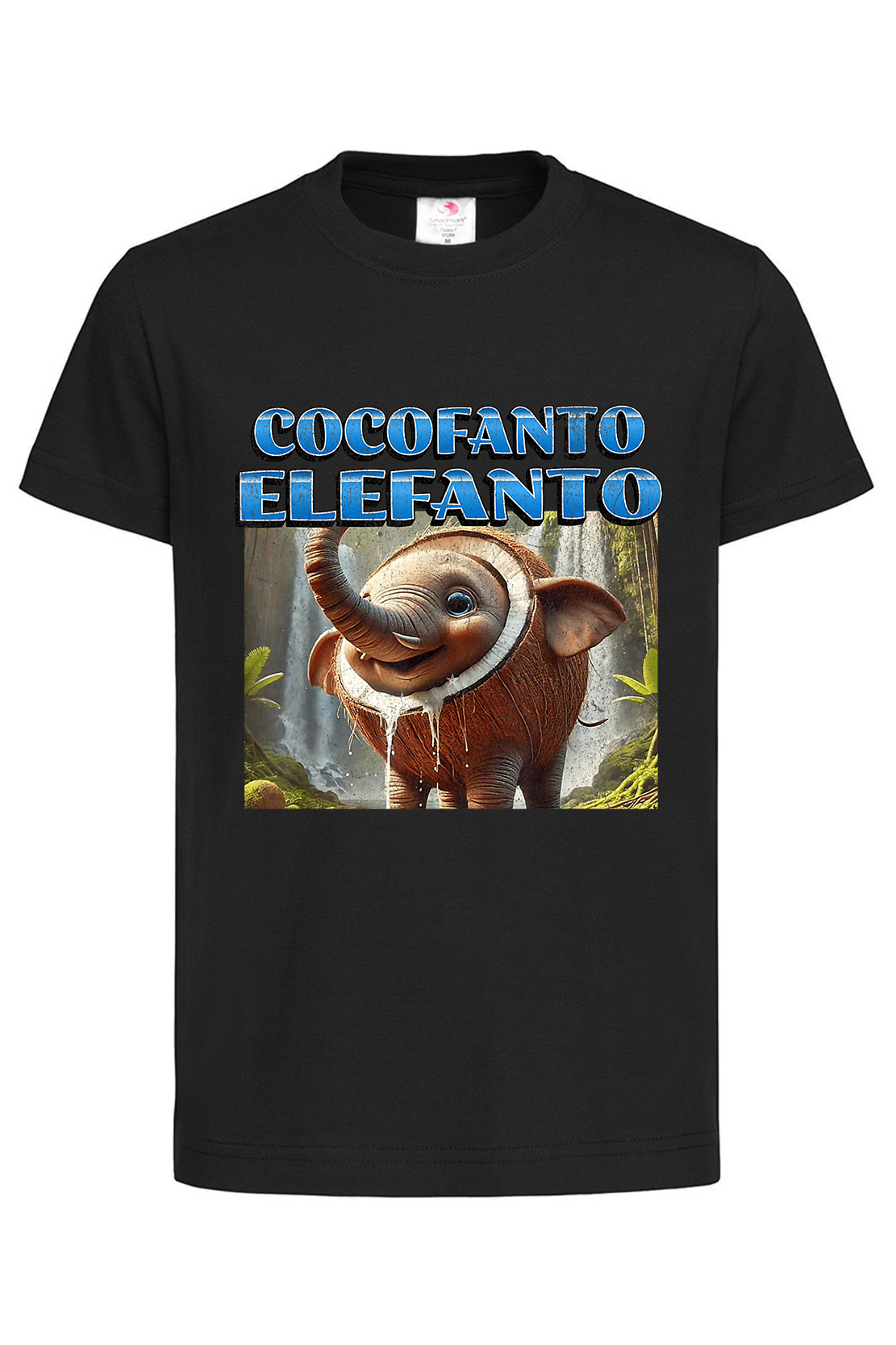 Дитяча футболка COCOFANTO ELEFANTO чор