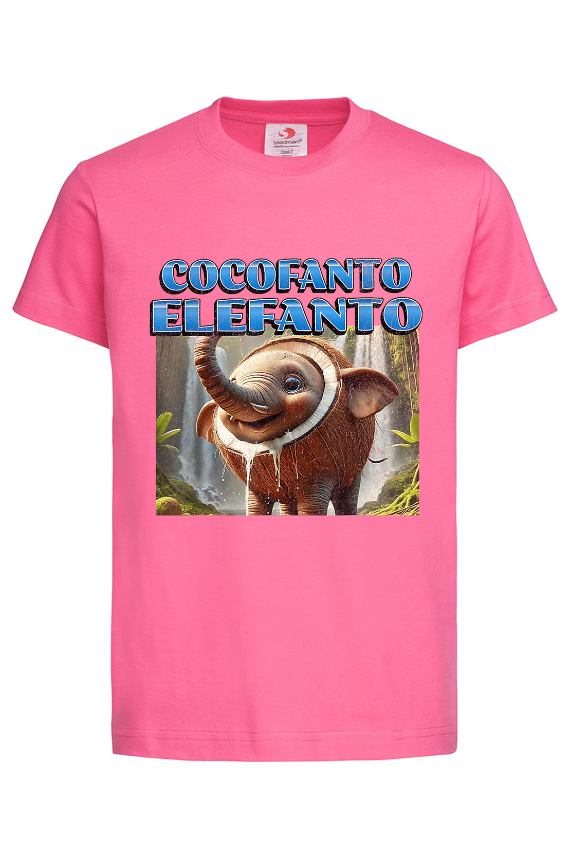 Дитяча футболка COCOFANTO ELEFANTO рож