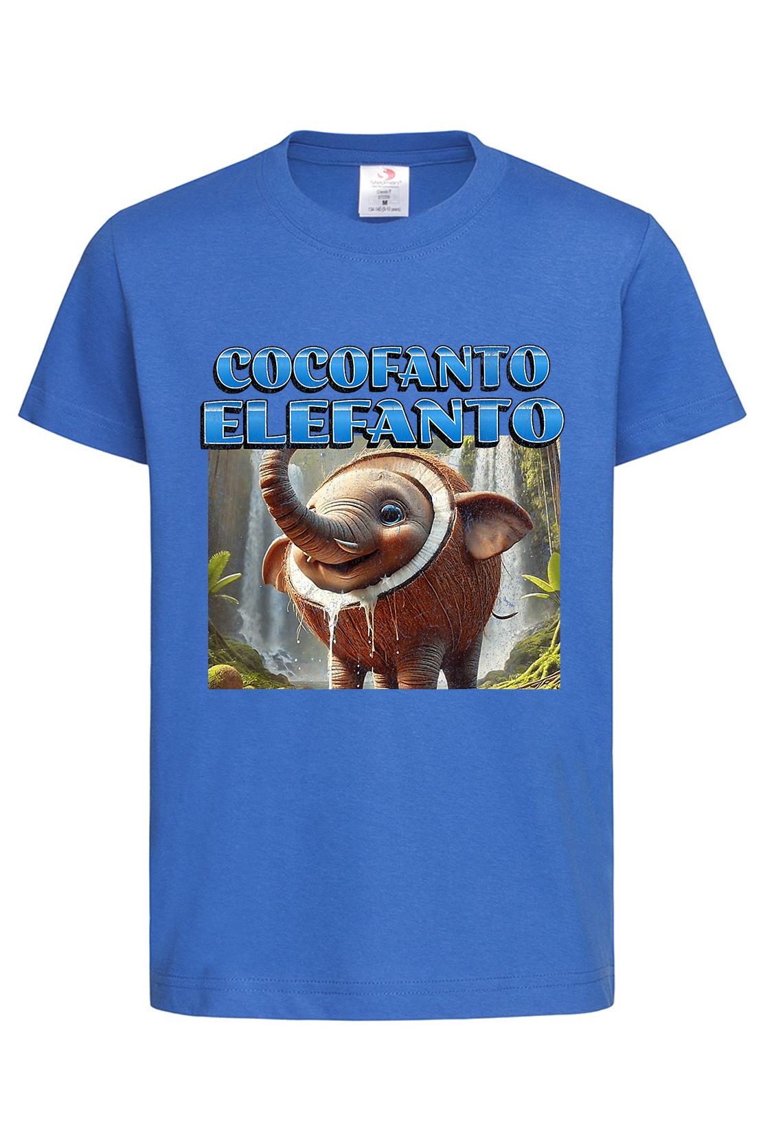 Дитяча футболка COCOFANTO ELEFANTO син